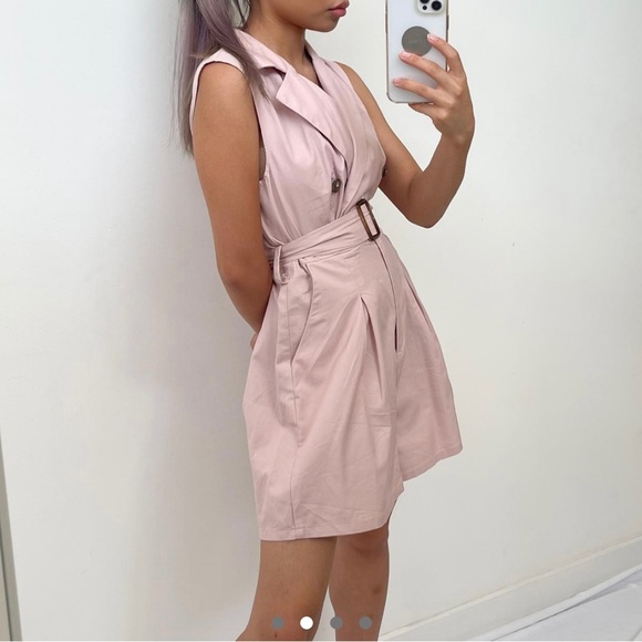 HOST PICK⭐️Vest playsuit - pale pink 🤍💖 - Picture 2 of 4